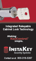 Integrated Rekeyable Cabinet Lock Technology. Making KeyControl simple. InstaKey