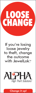 Loose Change. If you're losing loose jewelry to theft, change the outcome with JewelLok. Alpha High Theft Solutions. Change it up!
