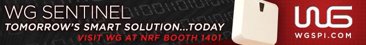 WG Sentinel - Tomorrow's Smart Solution...Today. Visit WG at NRF Booth 1401 - WG