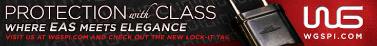 Protection with class. Where EAS meets elegance. Visit us at wgspi.com and check out the new lock-it tag. WG Security Products