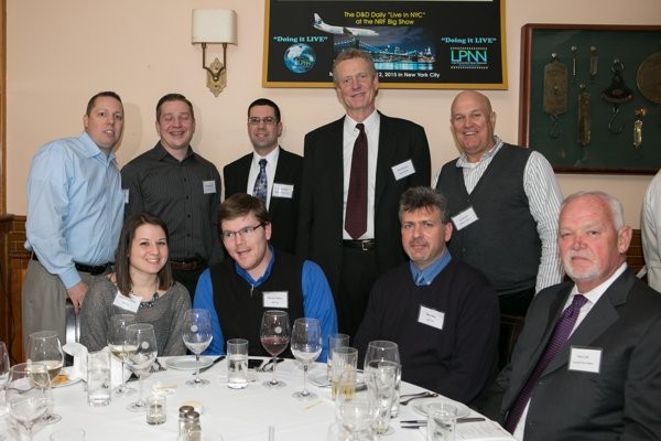 BACK: Brad Reeves, A&P; Bo Walaszek, A&P; Justin Dietel, Wakefern; Pete Driscoll, Bass Security; Jim Burger; Equinox Fitness / FRONT: Laura Krzykowski, A&P; Michael O’ Mara, A&P; Michael Matz, A&P; Paul Lunt, Turning Point Justice

